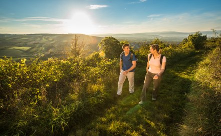 Ausblick an der Hiwweltour Bismarckturm | Foto Dominik Ketz, © Dominik Ketz Ausblick an der Hiwweltour Bismarckturm | Foto Dominik Ketz, © Dominik Ketz
