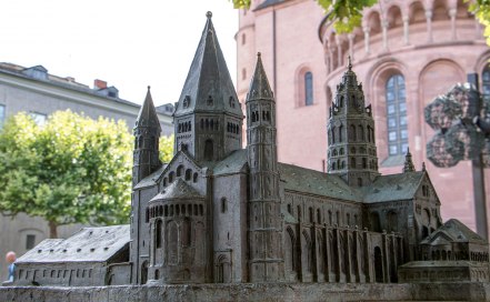 Mainz Dom und Dommodell Mainz Dom und Dommodell