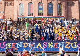 Tribüne Jugendmaskenzug Tribüne Jugendmaskenzug