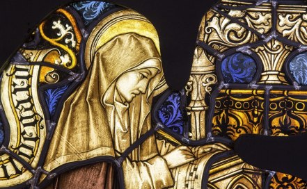 Abbildung Hildegard von Bingen, © Jochen Tack Abbildung Hildegard von Bingen, © Jochen Tack