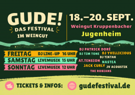 Gude Festival, © Anna-Sophia Kruppenbacher Gude Festival, © Anna-Sophia Kruppenbacher