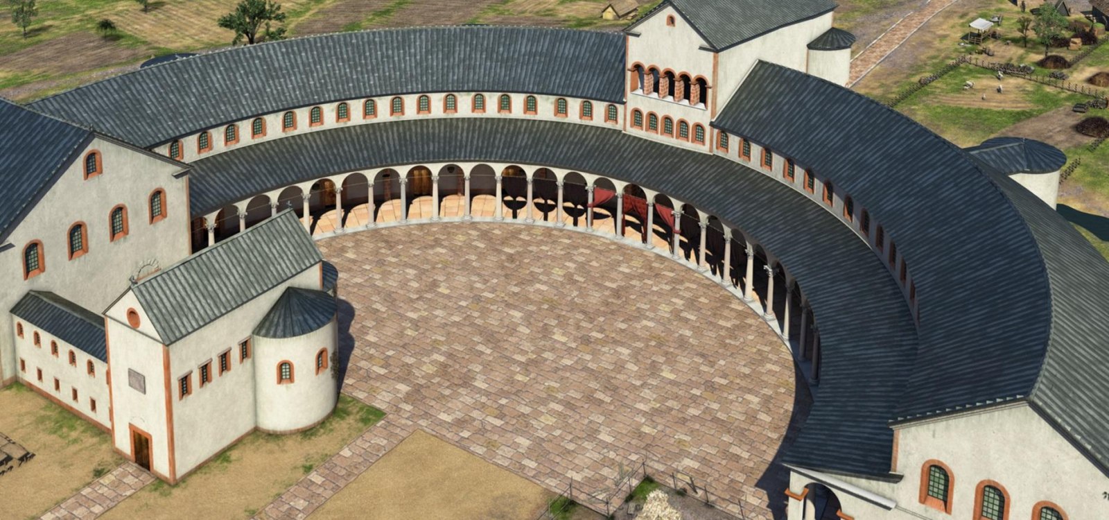 Halfrond gebouw 1 Halfrond gebouw 1