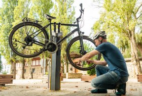 Rad-Service-Station Köngernheim © Dominik Ketz, Rheinhessen-Touristik GmbH Rad-Service-Station Köngernheim © Dominik Ketz, Rheinhessen-Touristik GmbH