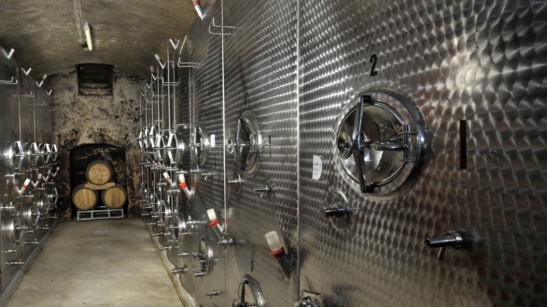 Witte wijnkelder, © Weingut Wartsteigerhof Witte wijnkelder, © Weingut Wartsteigerhof