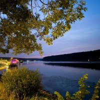 Blick auf den Rhein, Wein am Rhein Blick auf den Rhein, Wein am Rhein