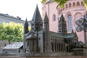 Mainz Dom und Dommodell Mainz Dom und Dommodell