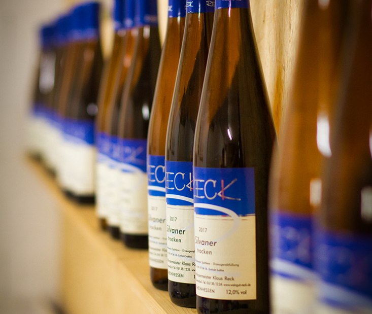 Weingut Reck_Weinflaschen, © Weingut Reck Weingut Reck_Weinflaschen, © Weingut Reck