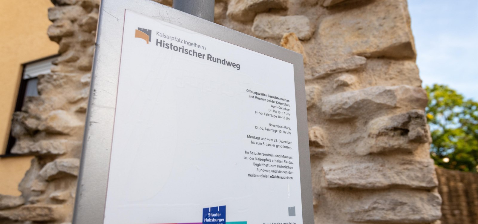 Historischer Rundgang Kaiserpfalz Ingelheim, © Dominik Ketz/RHT GmbH Historischer Rundgang Kaiserpfalz Ingelheim, © Dominik Ketz/RHT GmbH