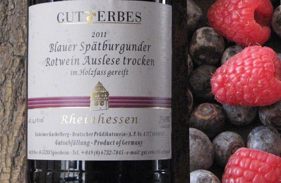 BlauerSpaetburgunder2011, © Gut Erbes BlauerSpaetburgunder2011, © Gut Erbes