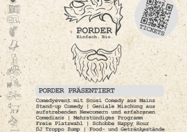 Porders Comedyabend mit Scusi aus Mainz Porders Comedyabend mit Scusi aus Mainz