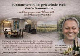 Eintauchen in die Welt des Schaumweins1, © Uwe Riedner Eintauchen in die Welt des Schaumweins1, © Uwe Riedner