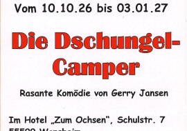 Plakat Die Dschungel-Camper Plakat Die Dschungel-Camper