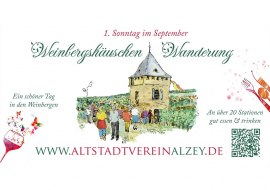 Weinbergshäuschen-Wanderung, © Altstadtverein Alzey e.V. Weinbergshäuschen-Wanderung, © Altstadtverein Alzey e.V.