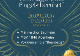 Männer-Chorkonzert "Vom Flügel eines Engels ..." Männer-Chorkonzert "Vom Flügel eines Engels ..."