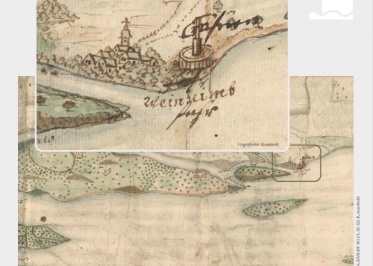 Rheinauenkarte historisch © Ausschnitt Rheinauenkarte Besserer Rheinauenkarte historisch © Ausschnitt Rheinauenkarte Besserer