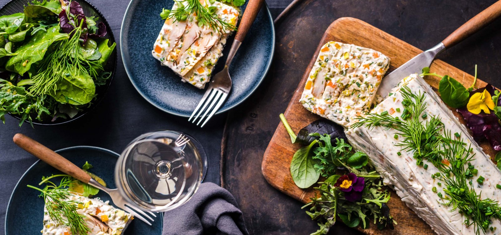 Quarkterrine mit Forelle, © Foodistas Quarkterrine mit Forelle, © Foodistas