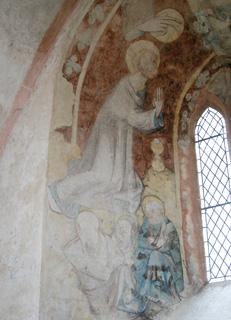 Detail, Wandmalerei "Christus am Ölberg" © Dr. Luzie Bratner, Mainz Detail, Wandmalerei "Christus am Ölberg" © Dr. Luzie Bratner, Mainz