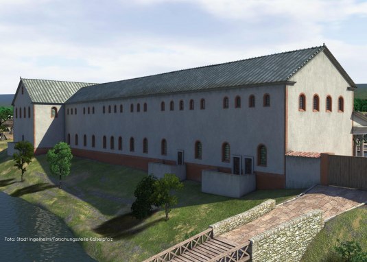 Digital reconstruction of the north wing Digital reconstruction of the north wing