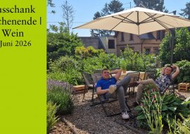 Gutsausschank - Sommer im Weingut Schales, © Weingut Schales Flörsheim-Dalsheim Gutsausschank - Sommer im Weingut Schales, © Weingut Schales Flörsheim-Dalsheim