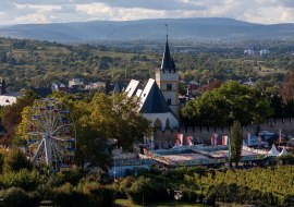 Rotweinfest Festgelände Drohne, © Stadt Ingelheim_Singer-Fischer Rotweinfest Festgelände Drohne, © Stadt Ingelheim_Singer-Fischer