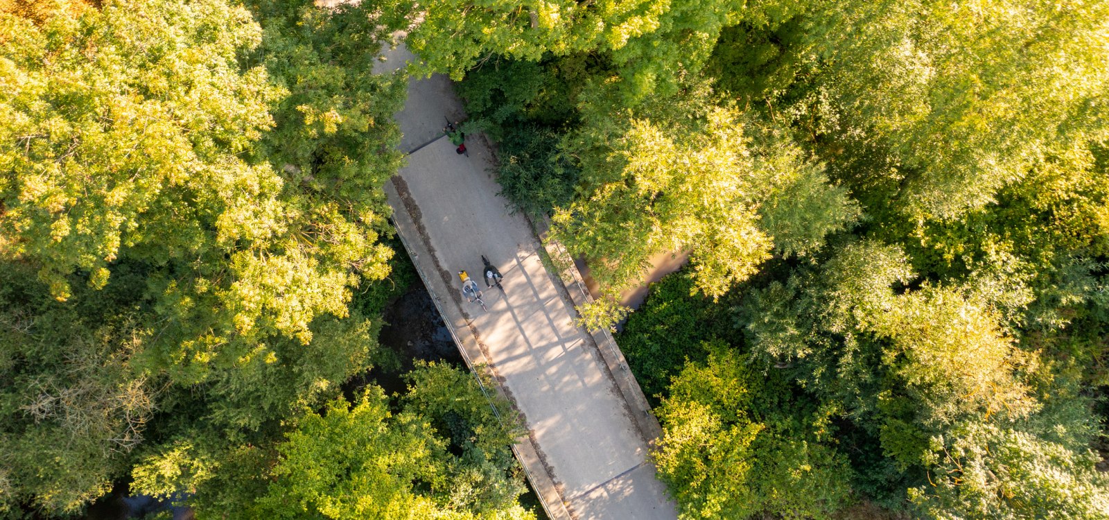 Radfahren im Selztal (von oben), © Dominik Ketz Radfahren im Selztal (von oben), © Dominik Ketz