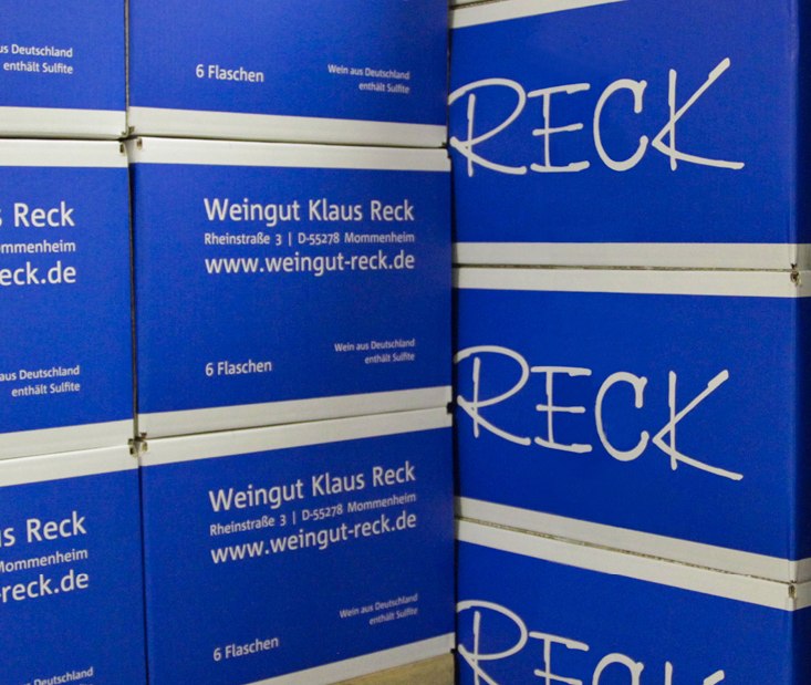Weingut Reck_Weinkiste, © Weingut Reck Weingut Reck_Weinkiste, © Weingut Reck