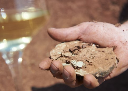 Gestein auf Hand Gestein auf Hand