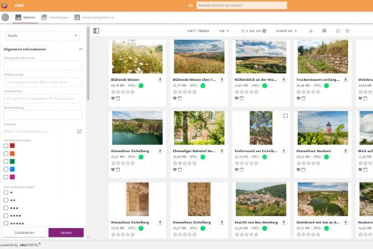 Dashboard Mediendatenbank Dashboard Mediendatenbank