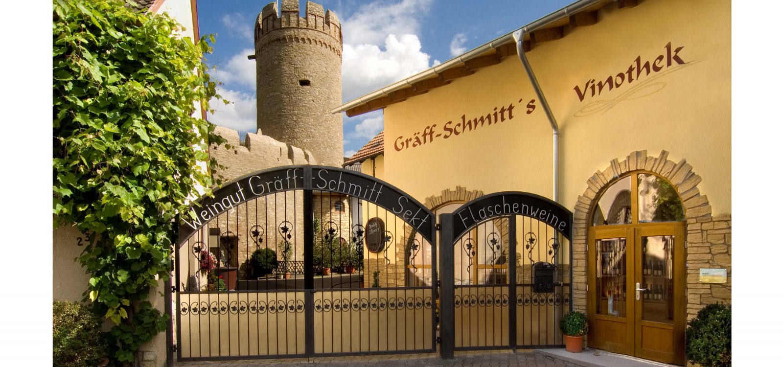 Weingut Gräff-Schmitt_Außenansicht, © Christine Malchus Weingut Gräff-Schmitt_Außenansicht, © Christine Malchus