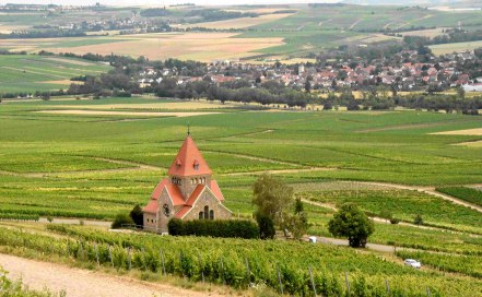 Rund um den Wißberg Blick auf die Kreuzkapelle, © © Tanja Espenschied Rund um den Wißberg Blick auf die Kreuzkapelle, © © Tanja Espenschied