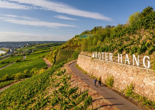 Roter Hang Blick Richtung Nierstein Roter Hang Blick Richtung Nierstein