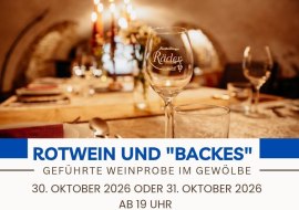 Rotwein und Backes Rotwein und Backes