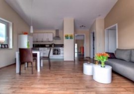 Wohnraum mit Küche Wohnraum mit Küche