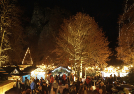 Weihnachtsmarkt Bad Münster am Stein, © Verkehrsverein Rheingrafenstein Weihnachtsmarkt Bad Münster am Stein, © Verkehrsverein Rheingrafenstein