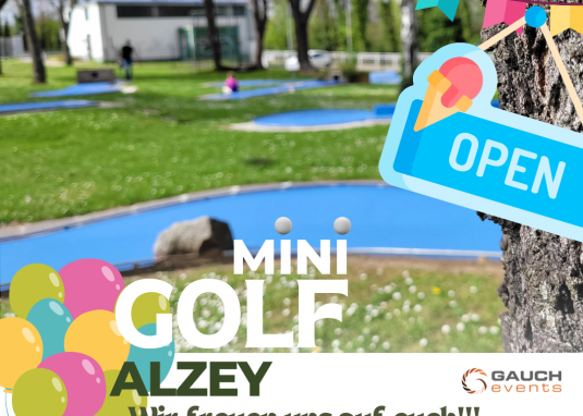 Flyer Minigolf Alzey © Gauch-Events Flyer Minigolf Alzey © Gauch-Events