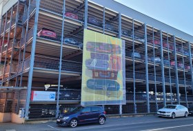 Parkhaus am Bahnhof Außenansicht © Stadt Ingelheim/uz Parkhaus am Bahnhof Außenansicht © Stadt Ingelheim/uz