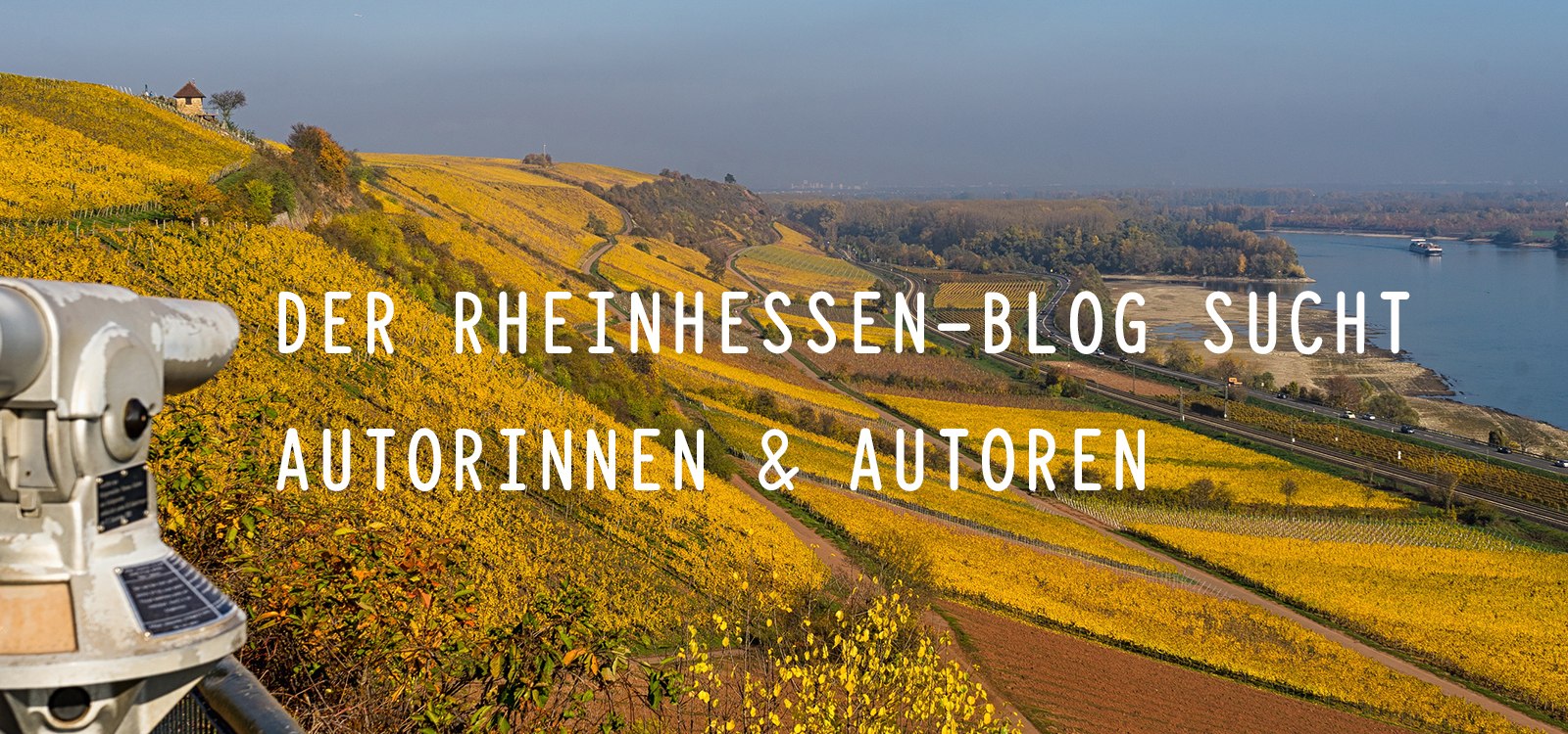Blogautoren für Rheinhessen-Blog gesucht, © © Rheinhessen-Touristik GmbH, Herbst in Rheinhessen mit bunten Weinbergen