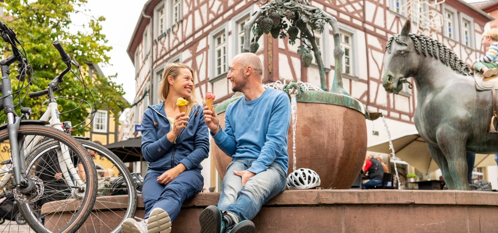 Radpause in Alzey, © © Dominik Ketz Radpause in Alzey, © © Dominik Ketz