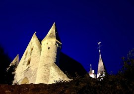 Burgkirche bei Nacht, © Evelyn Emmerling Gästeführerin Burgkirche bei Nacht, © Evelyn Emmerling Gästeführerin