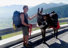 Ku8_Vortrag Esel-Wanderungen, © Hans Bühler Ku8_Vortrag Esel-Wanderungen, © Hans Bühler