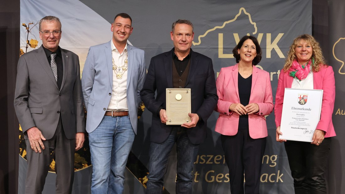 Staatsehrenpreis_Weingut Gerharz-Hochthurn, Gau-Algesheim Staatsehrenpreis_Weingut Gerharz-Hochthurn, Gau-Algesheim