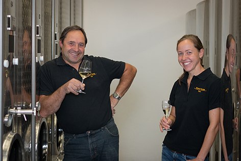 Anton and petra escher, © Weingut Escher Anton and petra escher, © Weingut Escher