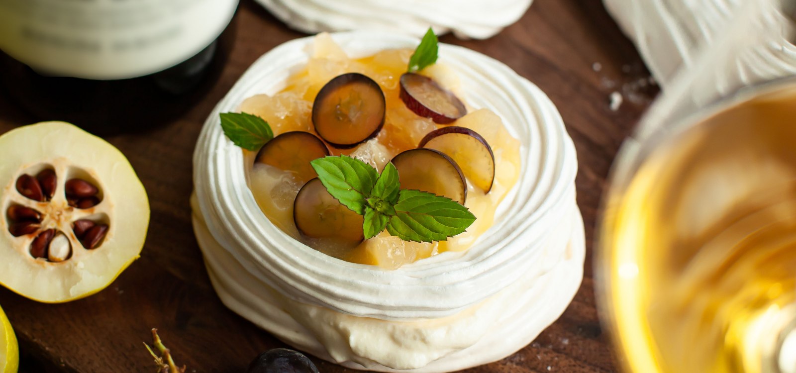 Pawlowas mit Lemon Curd, © Rheinhessenwein, Foto: Jelena Lozo Pawlowas mit Lemon Curd, © Rheinhessenwein, Foto: Jelena Lozo