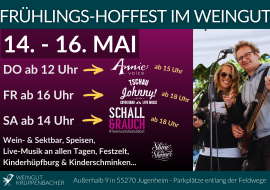Frühlingsfest Weingut Kruppenbacher, © Weingut Kruppenbacher Frühlingsfest Weingut Kruppenbacher, © Weingut Kruppenbacher