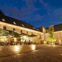 Inner courtyard at Engelthal Monastery Inner courtyard at Engelthal Monastery
