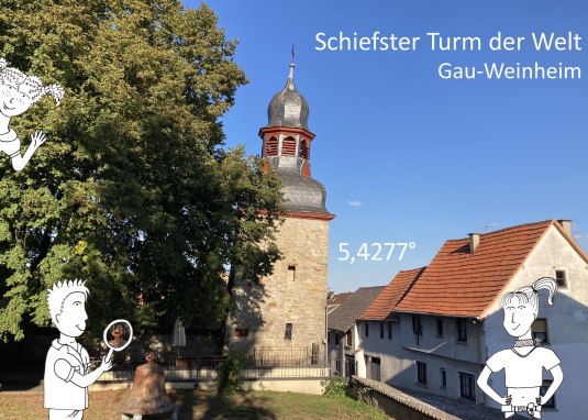 Entdeckertour Schiefster Turm der Welt © Angelika Friedrich Entdeckertour Schiefster Turm der Welt © Angelika Friedrich