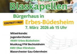 Treffen der Blaskapellen Flonheim, © VG Alzey-Land Treffen der Blaskapellen Flonheim, © VG Alzey-Land