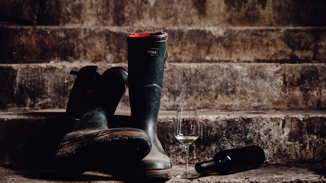 Weingut Heck_Gummistiefel, © Weingut Heck Weingut Heck_Gummistiefel, © Weingut Heck