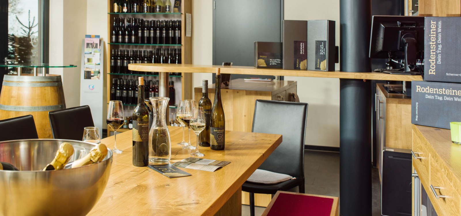 Rodensteiner Wein & Sekt Vinothek, © Carsten Costard Rodensteiner Wein & Sekt Vinothek, © Carsten Costard