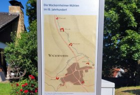 Bild historische Mühlenkarte Bild historische Mühlenkarte